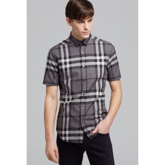 NWT Authentic Burberry Men Cotton Short Sleeve